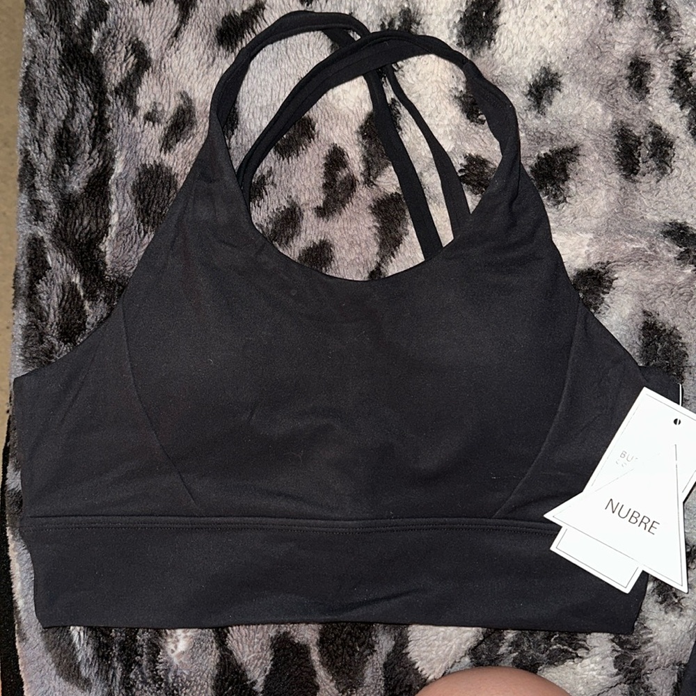 BuffBunny Black Sports Bras/Workout Top